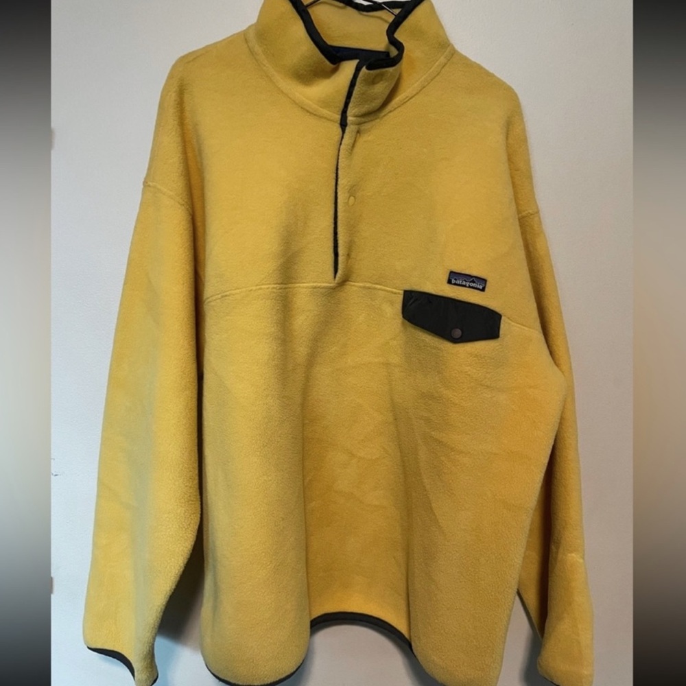 Patagonia Yellow Synchilla Pullover